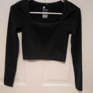 All in Motion Charcoal Long Sleeve Bodysuit